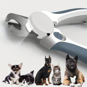 1pc Pet Nail Clipper With LED Light For Dogs And Cats, Pet Grooming Tool Pet Care Supplies