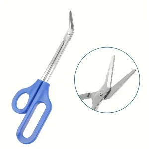 Stainless Steel Pet Nail Clipper with Curved Mouth, Beauty Clipper, Crane Mouth, Foot Skin Clipper, Long Mouth, 37g, 6cm 2.36in, 21cm 8.27in, 11cm 4.33in, No Fragrance