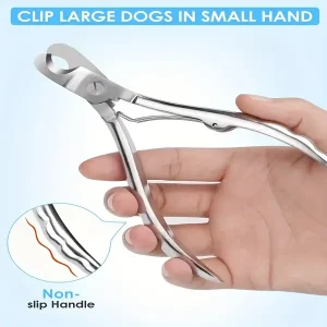 Upgrade Wide Open Dog Nail Clippers For Large Dogs Cut Like Butter, Heavy Duty Dog Nail Trimmer Full Metal Razor Sharp Professional For All Dogs Cats With Thick Toenail